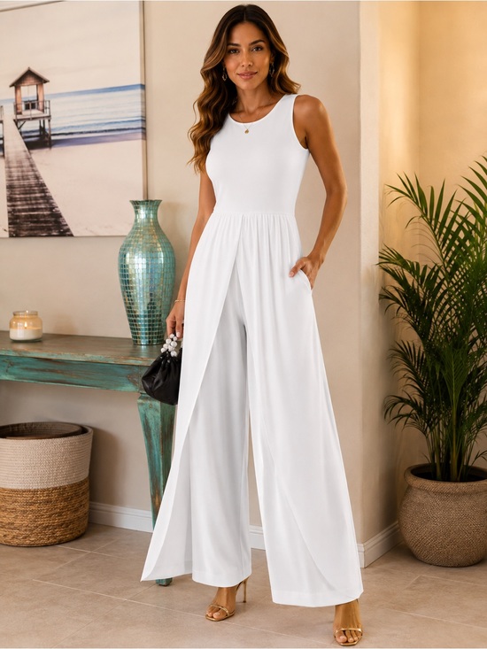HALARA Pants - NWOT Halara Breezeful Zipper Sleeveless Pocket Quick Dry Jumpsuit Size M